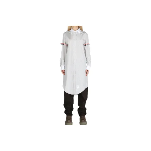 THOM BROWNE Striped Shirtdress