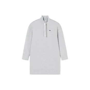 LACOSTE Long Sleeved Dresses Women's Silver Gray