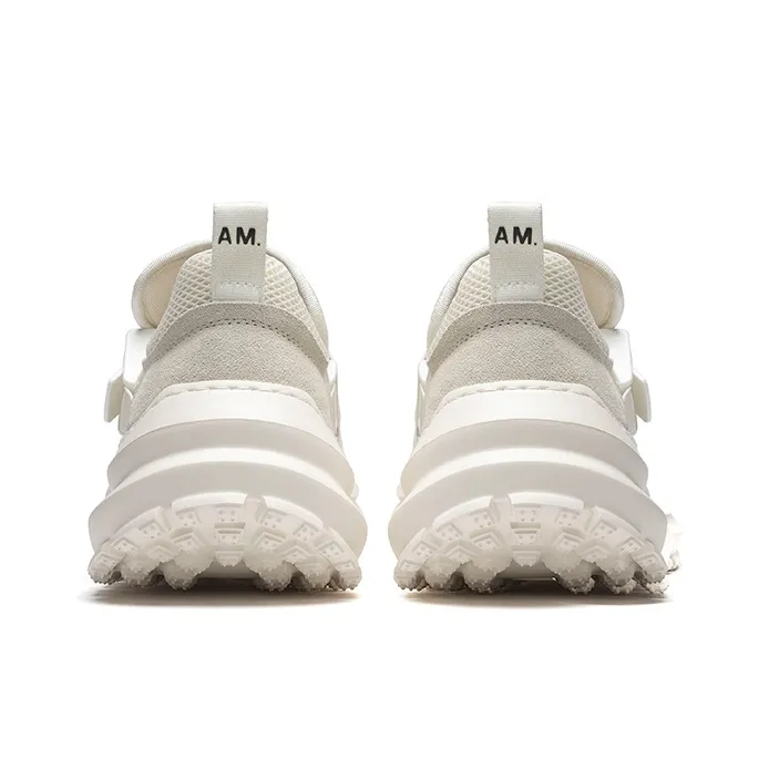 Anthony Miles Height Increasing Breathable Low Top Casual Shoes Men's Ecru-4