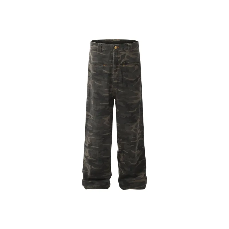 BEAR UNION Cargo Pants Unisex Camouflage-0