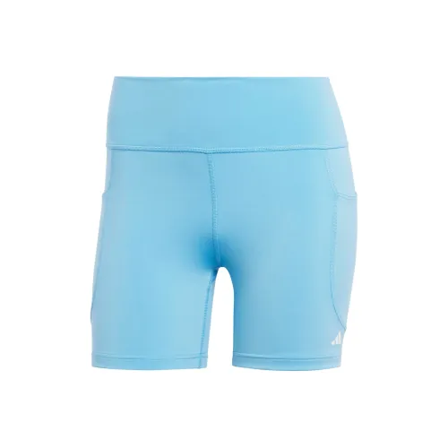 Adidas Dailyrun 5-Inch Short Leggings Casual Shorts Women's Blue