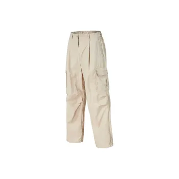 XEXYMIX Cargo Pants Women's Light Beige