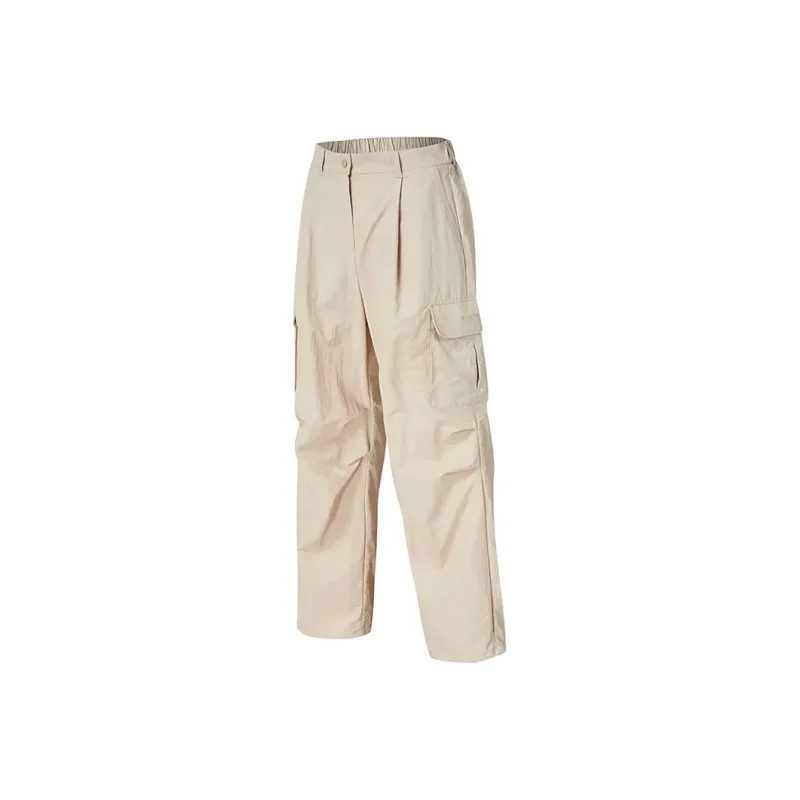 XEXYMIX Cargo Pants Women's Light Beige-0