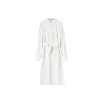 SENTUBILA Long Sleeved Dresses Women's Ecru