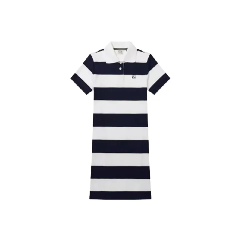 HAZZYS Short Sleeved Dresses Women's Navy Blue-0