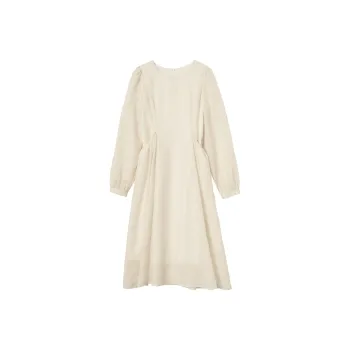 WESTLINK Long Sleeved Dress Women's Light Yellow