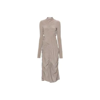 SportMa SS24 Long-Sleeved Dresses Women's Taupe