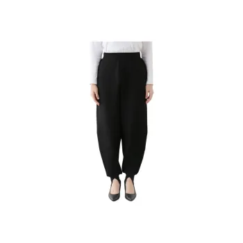PLAGE Knitted Sports Pants Women's Black