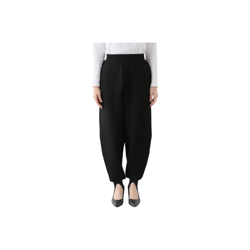 PLAGE Knitted Sports Pants Women's Black-0