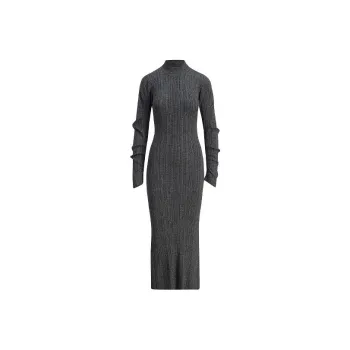 HOLZWEILER SS23 Delilah Long Sleeved Dress Women's Heather Gray
