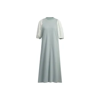 Adidas Short-Sleeved Dresses Women's Gray Blue