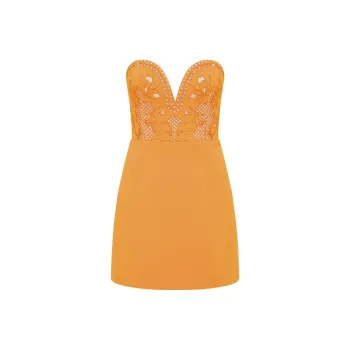 Rebecca Vallance Sirene Guipure lace Mini Dress