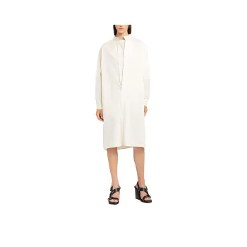 Lemaire Officer Collar Shirt Dress