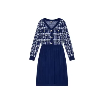 DKNY Long-Sleeved Dresses Women's Royal Blue