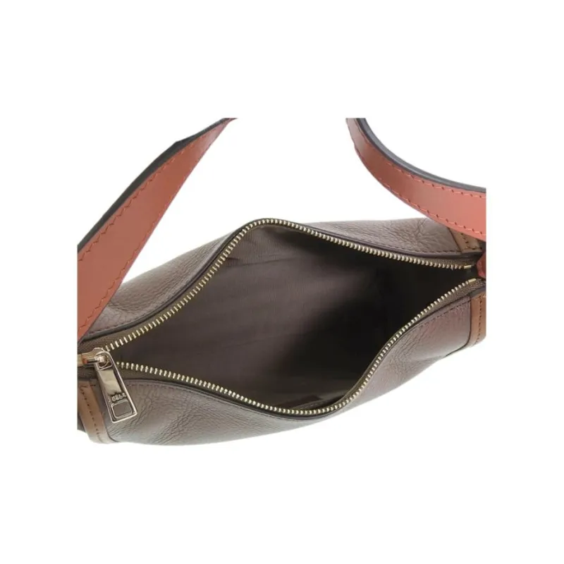 Furla Net Collection Leather Handbag Mini Women's Brown-4