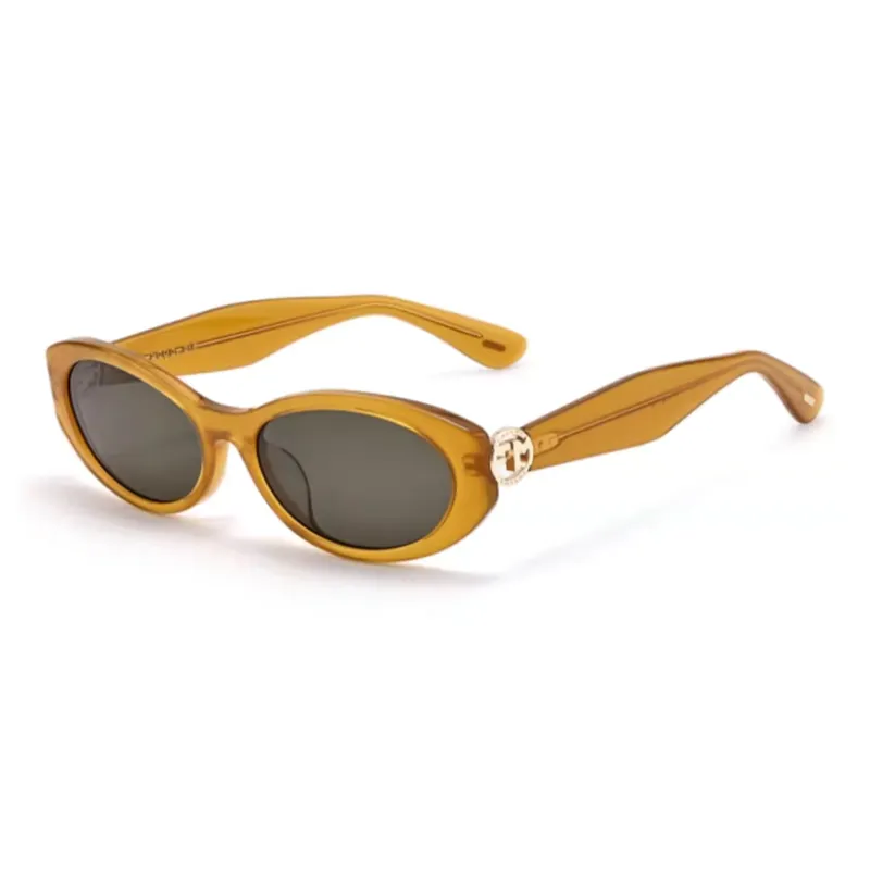 Fakeme Irregular Shape Sunglasses Unisex Orange-0