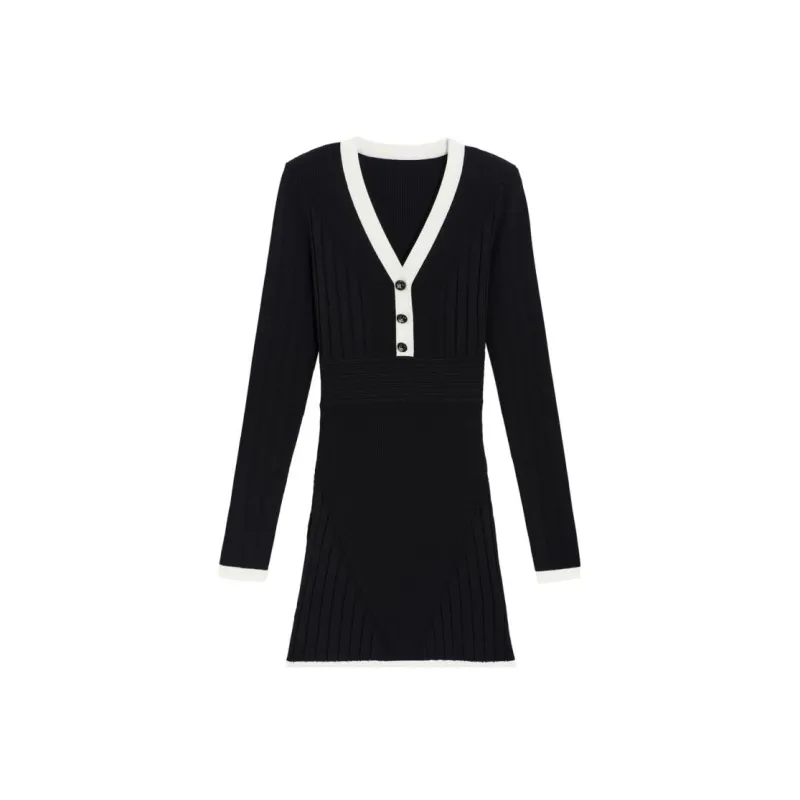 Bebe Long Sleeved Dresses Women's-1