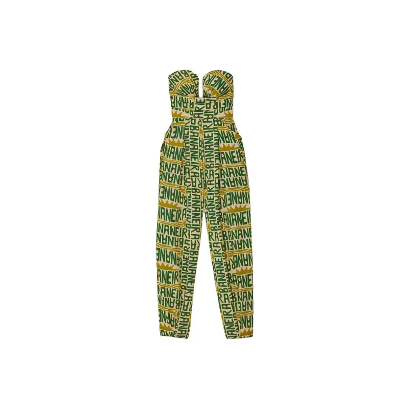 FARM RIO SS24 Jumpsuit Women's Green-0