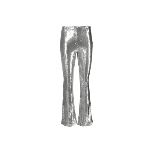 PHILOSOPHY DI LORENZO SERAFINI High-waisted Flared Sequinned Trousers
