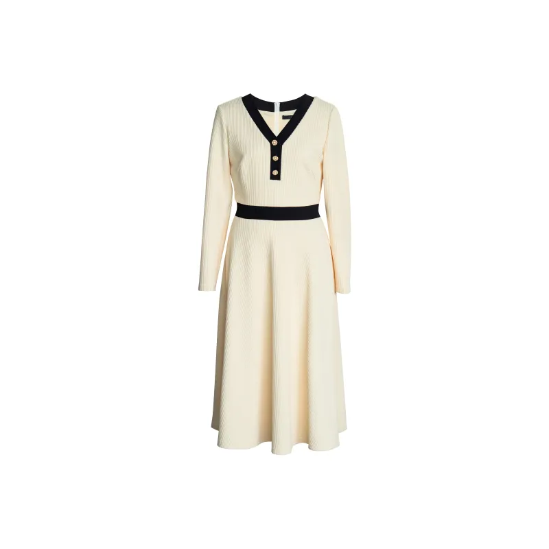 ROEYSHOUSE Long-Sleeved Dresses Women's Apricot-0