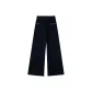 Black-Ankle-Length Pants Fleece-Lined