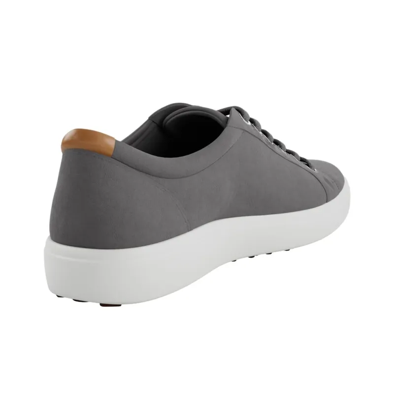 Ecco Soft 7 Abrasion Resistant Low Top Skateboard Shoes Men's Gray-2
