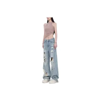 XIANSINIAO Jeans Women's Blue