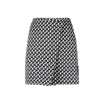 OFF-WHITE FW21 Casual Short Skirts Women's Black/White