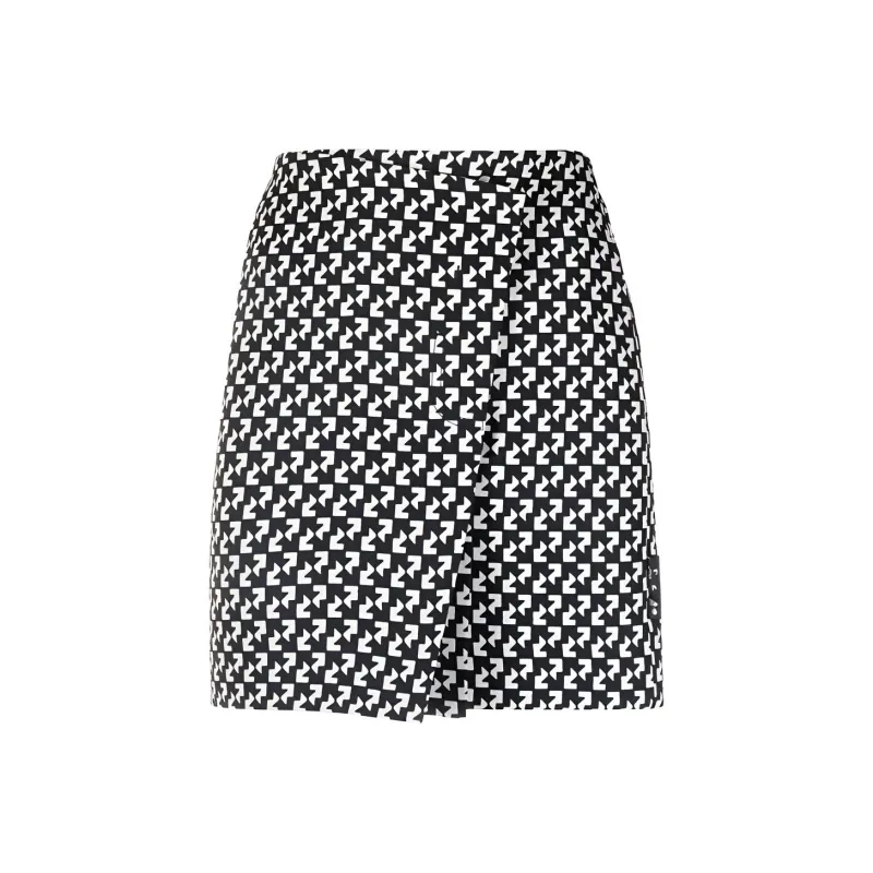 OFF WHITE FW21 Casual Short Skirts Women's Black/White-0