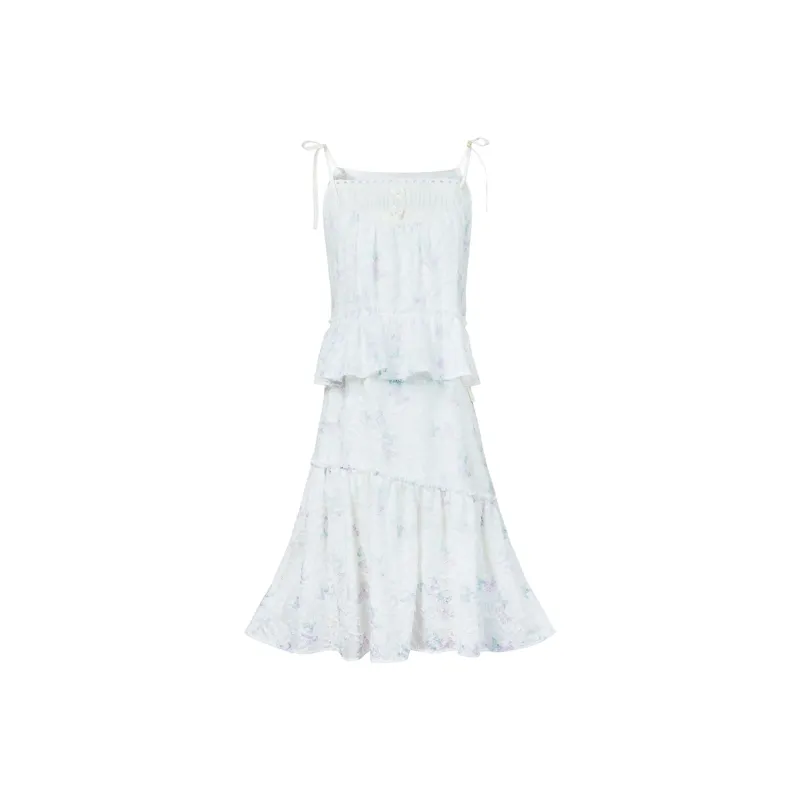 NTOT Slip Dresses Women's White-0