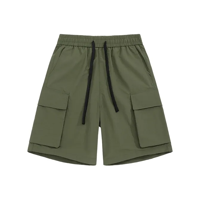 Merry City Casual Shorts Unisex Army Green-0