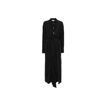 RODEBJER Textured Twill Maxi Dress