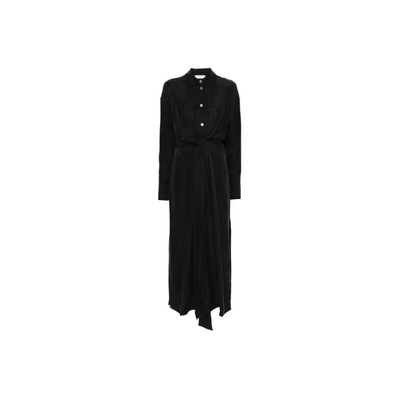RODEBJER Textured Twill Maxi Dress-0