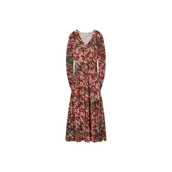 COS Chris Perani Collaboration Long Sleeved Dresses Women's Red
