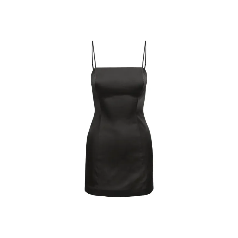 ARITZIA Ten Shimmer Satin Dress Slip Dresses Women's-16