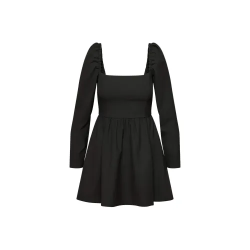 ARITZIA Sunday Best Alexis Dress Long-Sleeved Dresses Women's BLACK/Black