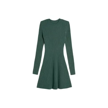 Hollister Long-Sleeved Dresses Women's Forest Green