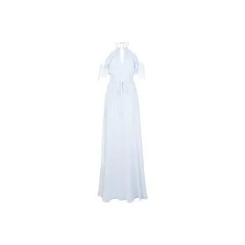 Marchesa Notte Cold Shoulder Bridesmaid Gown