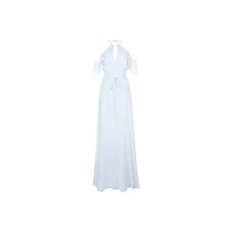 Marchesa Notte Bridesmaids Cold Shoulder Bridesmaid Gown-0