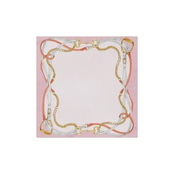 GUCCI Mulberry Silk Scarves Women's Pink