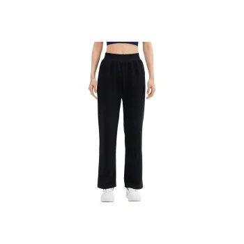 DECATHLON DOMYOS CN STRAIGHT PANT 520 Knitted Sports Pants Women's Black