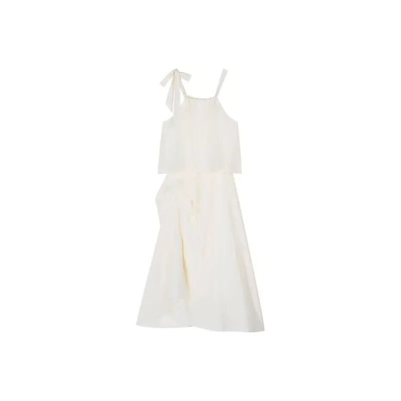 Yvetteclassic Slip Dresses Women's Light Apricot-0