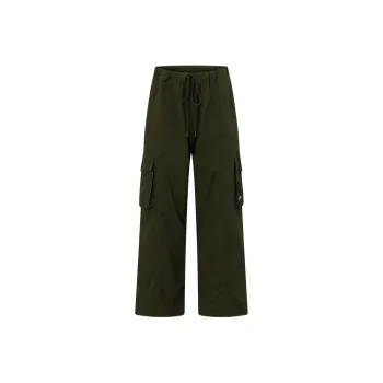 LORNA JANE Y2K Low Rise Oversized Cargo Cargo Pants Women's Dark Green