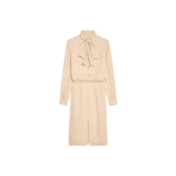 CELINE Long Sleeved Dresses Women's Pink