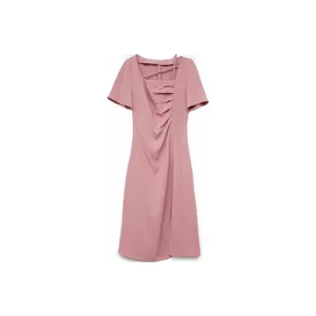 ETSE Short Sleeved Dresses Women's Dusty Pink