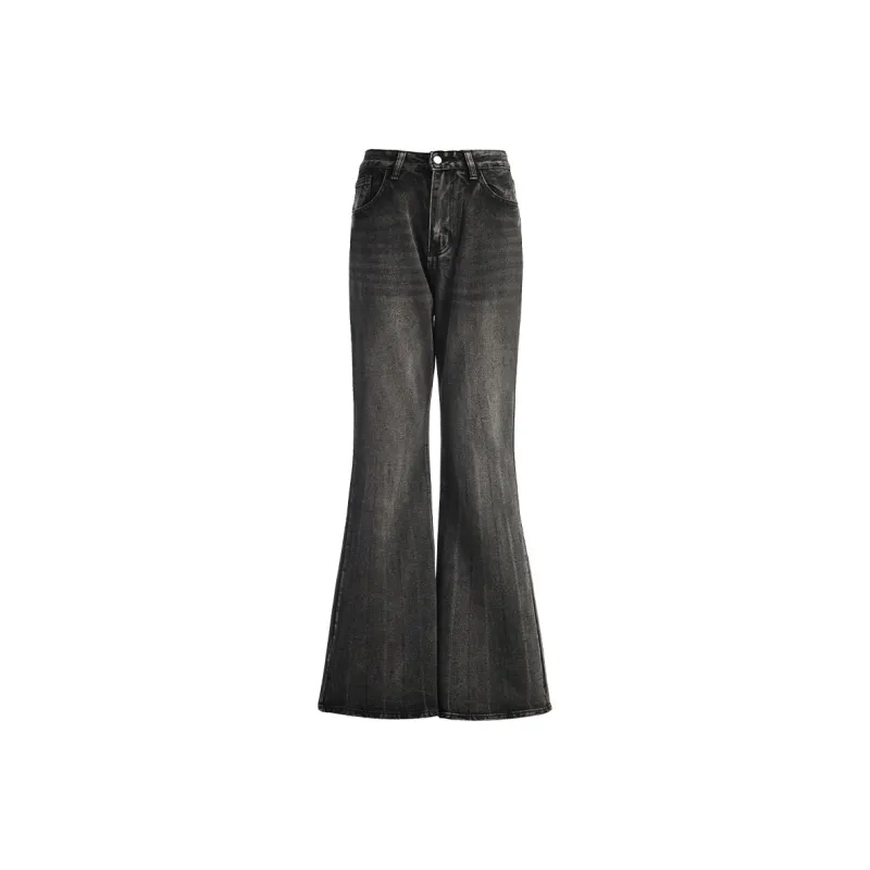 FHMY Jeans Women's Black Gray Color-1