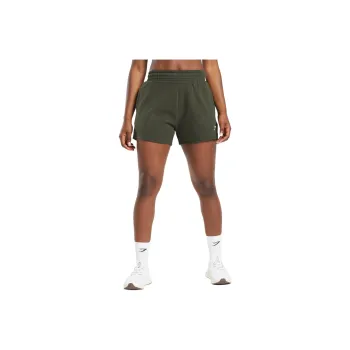 GYMSHARK TRAINING FLEECE SHORTS Casual Shorts Women's Dark Olive Green