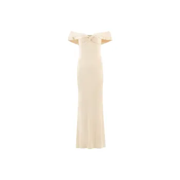 Tiger Mist DENALI MAXI DRESS Short Sleeved Dress Women's White