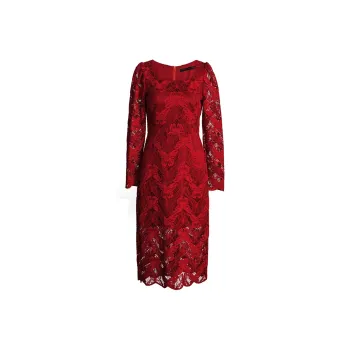 ROEYSHOUSE Long Sleeved Dresses Women's Red