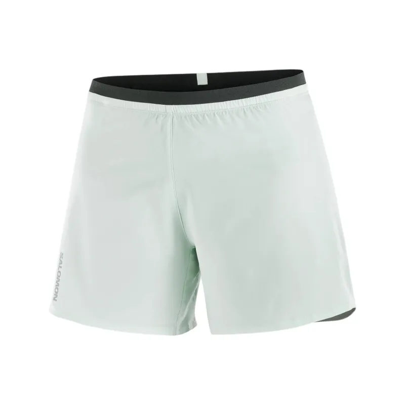 SALOMON CROSS 5' Casual Shorts Women's Mist Blue-0